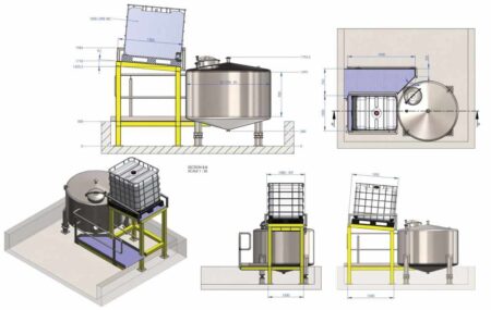 Buffer Tank Ruler 2000 Litre Buffer Tank - Stainless Tanks & Mixers