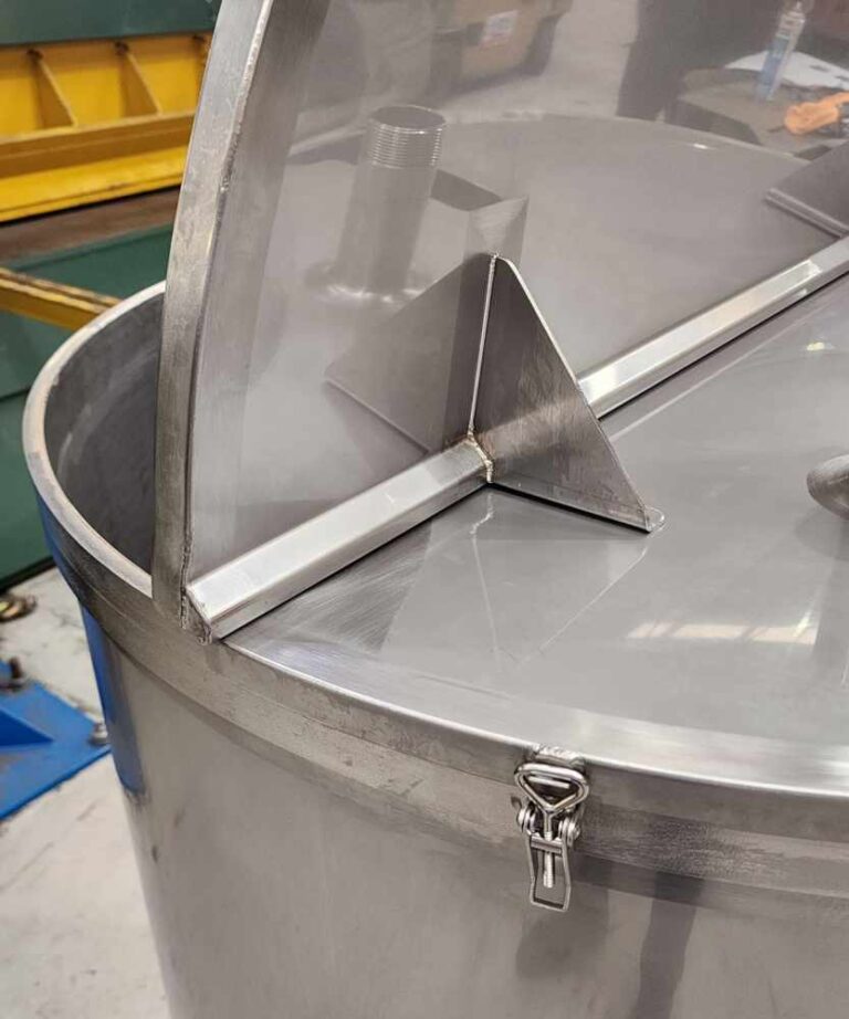 Mixing Container Open Custom Mix Tanks for Mixing Chemicals - Stainless Tanks & Mixers