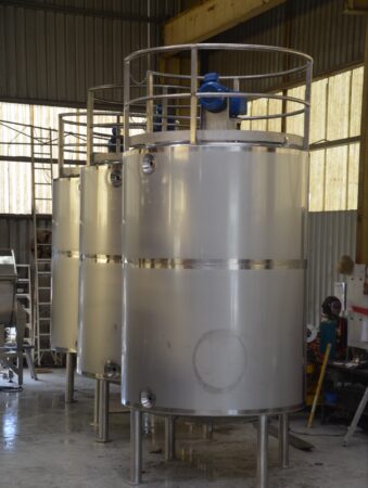 Read more about the article Three 7,000 Litre Milk Ageing Tanks for a Low-Ceiling Room