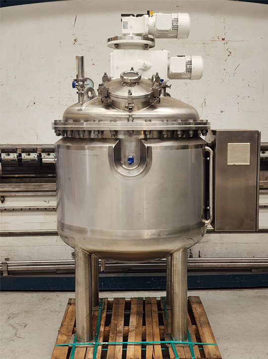 316 Grade 500 Litre Jacketed Pressure - Stainless Steel Tanks & Mixers