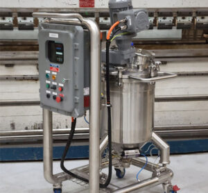 Read more about the article 75 Litre Ex Rated Pharma Grade Mobile Mix Tank