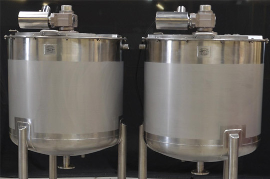 jacketed mix tanks stainless
