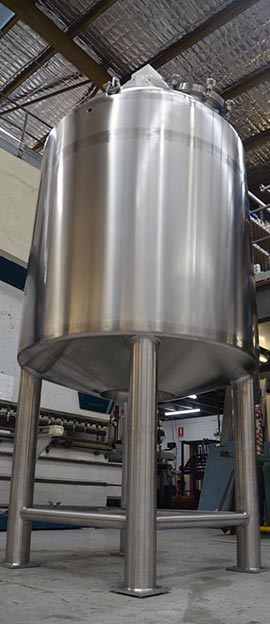 stainless steel mix tank